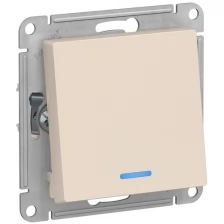 Выключатель Schneider Electric SE AtlasDesign 10АХ Beige SE ATN000263