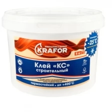 Клей КС Krafor строительный универсальный, для внутренних работ, 5 кг