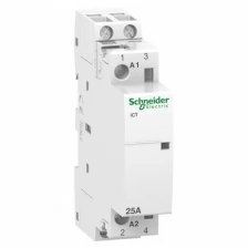 iCT Модульный контактор 25A 2НО 230/240В АС Schneider Electric, A9C20732