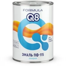 Эмаль ПФ-115 алкидная Formula Q8, глянцевая, 1,9 кг, ярко-зеленая