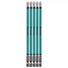 Биты Kraftool Optimum Line, Ph2, 150 мм, тип хвостовика E 1/4", 5 шт в блистере 26122-2-150-5 .