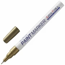 Маркер-краска (лаковый) MunHwa Extra Fine Paint Marker, 1.0 мм, золотой