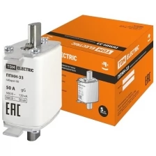 Плавкая вставка предохранителя ППНН-33, габарит 00, 40А TDM (Цена за: 3 шт.)