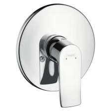 Смеситель Hansgrohe Metris 31686000 для душа, скрытый монтаж, однозахватный, хром