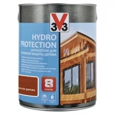 Акриловый антисептик для дерева HYDRO PROTECTION полуглянец Белый 0,9л.