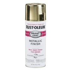 Эмаль аэрозольная Rust-Oleum защитная глянцевая, золото 0,312 кг