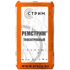 Смесь для ремонта бетона стрим Ремстрим ТН с фиброй, 25 кг РТМ000Т000Н