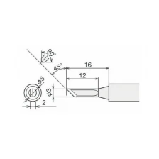 Жало для паяльника Goot PX-60RT-3K