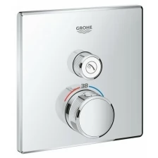 Grohe Внешняя часть термостата для ванны Grohe Grohtherm SmartControl 29123000 на 1 выход