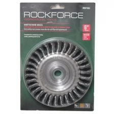 Кордщетка дисковая ROCKFORCE стальная витая для УШМ 150мм