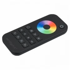 023479 Пульт SMART-R28-RGBW Black (1 зона, 2.4G) (ARL, IP20 Пластик)