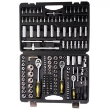 Набор инструментов TOOL KIT эврика ER-TK172 1/4", 1/2"DR 6-гранный, 172 предмета